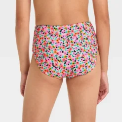 Girls' Tie-Dye Design Bikini Swim Bottom - Art Class™
