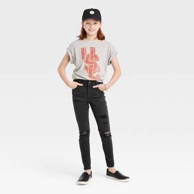 Girls' High-Rise Skinny Jeans - Art Class™ 2 Girls' High-Rise Skinny Jeans - Art Class™ - Image 2
