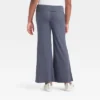 Girls' Foldover Waist Cozy Rib-Knit Flare Pant - Art Class™