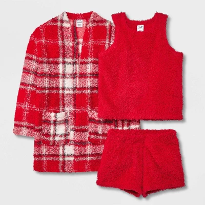 Girls' 3pc Marshmallow Fleece Pajama Set - Art Class™ 8 Girls' 3pc Marshmallow Fleece Pajama Set - Art Class™ - Image 8