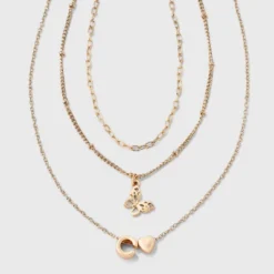 Girls' Initial With Choker And Layered Necklace Set - Art Class™ Gold 24 Girls' Initial With Choker And Layered Necklace Set - Art Class™ Gold -Daily Kid Wear Shop GUEST ff948cdb 0b30 42ca 9cba 442fefad8f29